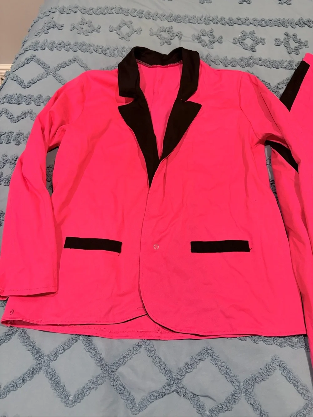 Kelle Mix Master Jacket & Slim Fit Pant Set – Adult XL Cerise (Hot Pink)